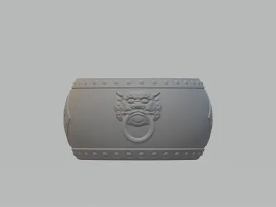 Chinese Drum 3D print model