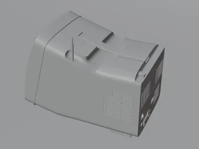 Portable Television 3D model