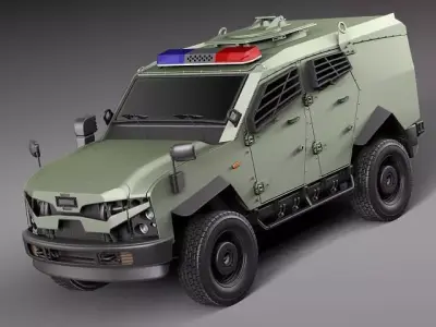 Oshkosh Sand Cat 3D model