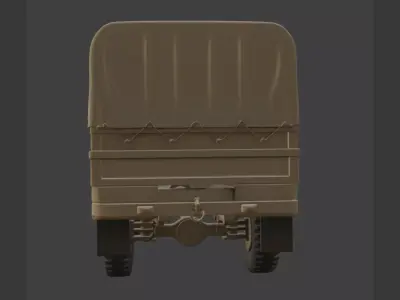 Military Cargo Truck 3D Model 3D model by im3dking - PBR