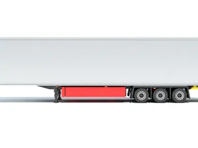 Refrigerator Semi Trailer 3D model