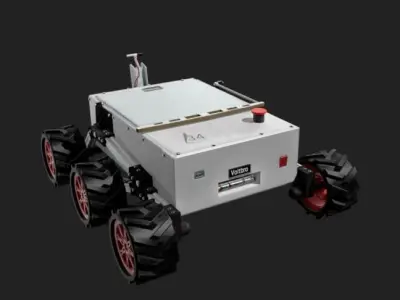 Robot Low-poly 3D model get