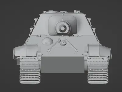 H0 1-87 scale Jagdpanzer VI Jagdtiger 3D print model