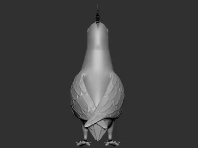 Parrot Low-poly 3D model buy