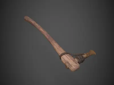Bronze Age Axe Low-poly 3D model