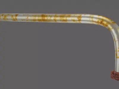 Pipe Weapon Low-poly 3D model buy