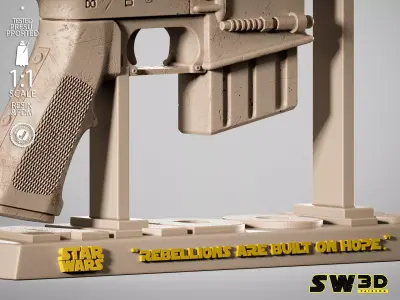 STAR WARS Cassian Andor Blaster Blastech A280-CFE 3D print model purchase