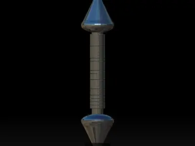 shuriken collection metal spike 3D Model Pack