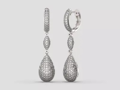 ER 191 earring 3D print model