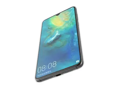 Huawei mate 20 transparent rubber case 3D print model