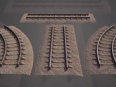 models Railway 3D model