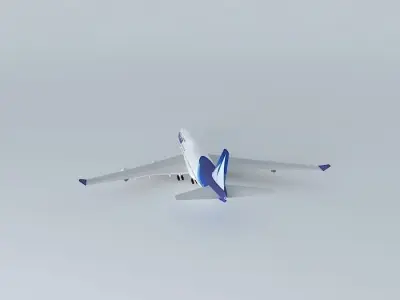 :BASIC: CorsairFly Airlines International Boeing 747400 Free 3D model