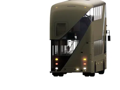 DOUBLE DECKER GENERIC BUS 3D model