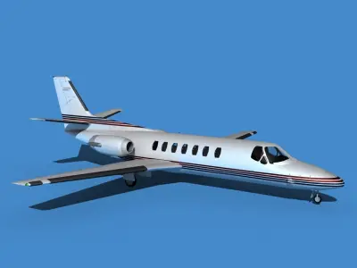 Cessna Citation V 560 Encore V02 3D model