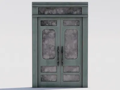 Door 02 Low-poly 3D model