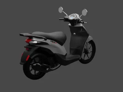 Piaggio Liberty S 125 ABS Low-poly 3D model