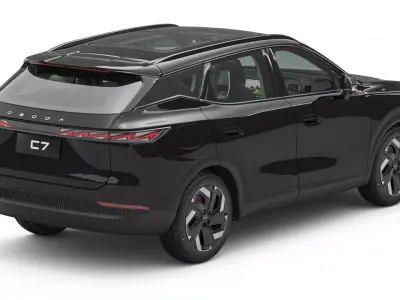2026 Chery Omoda C7 R Hand Drive with Interior 3D model