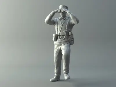 General miniature  II World War 3D print model