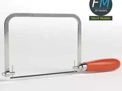 Coping saw 3D model