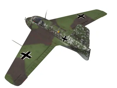 Messerschmitt Me163 Komet 3D model purchase