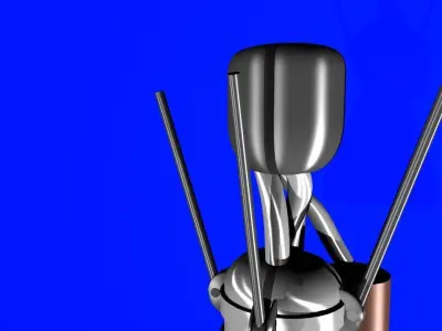 Rocket Engine 3D model get