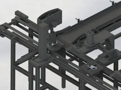 Mass production machine Free 3D model