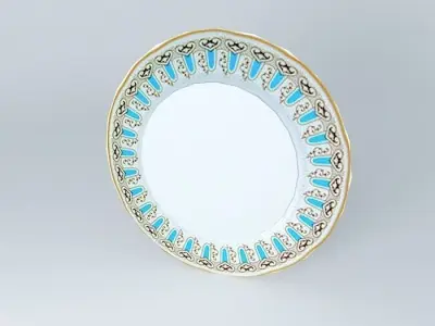 TITANIC 1st Class Dinner Plate Relic Free 3D model