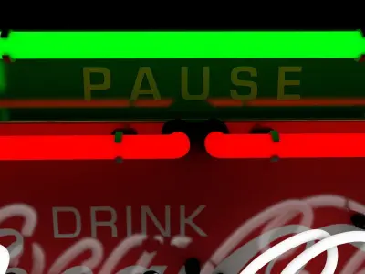 Coca-Cola Neonsign 3D model