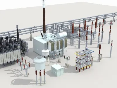 Electrical Power Equipment 2 3D model