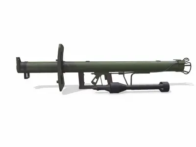 Panzerschreck Anti Tank Rocket Launcher Low-poly PBR Low-poly 3D model