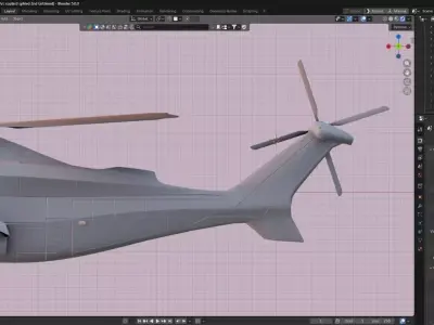 RC Helicopter 3D Model 3D model