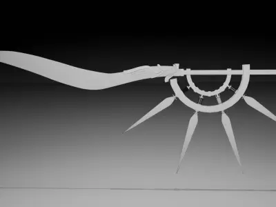 Thorns Sword 3D model