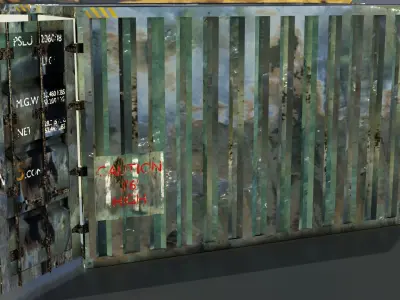 Rusty Container 2 styles Free 3D model purchase