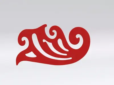  French Curve - 3D Print Ready - Model - H 3D model