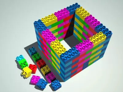 lego toys Free 3D model