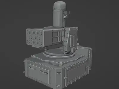 Searam Naval CIWS Modern  Military  3D model