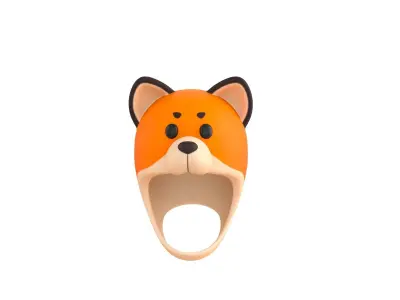 Prop045 Fox Hat 3D model