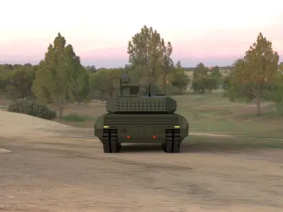 LEOPARD 2 EMAS22 MODERNIZATION 3D model