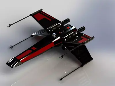 STAR WARS X - WING 3D print model