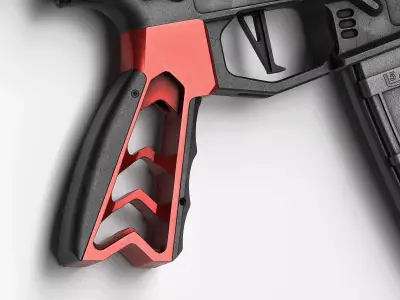 Tyrant Designs MOD AR10 Low-poly 3D model