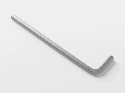 Allen Wrench or Allen Key Low-poly 3D model