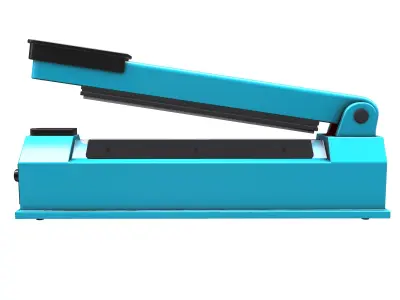 Plastic Bag Sealer Low Poly Low-poly 3D model