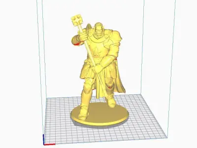 Guerrier  Orc 3d print Figurine 3D print model