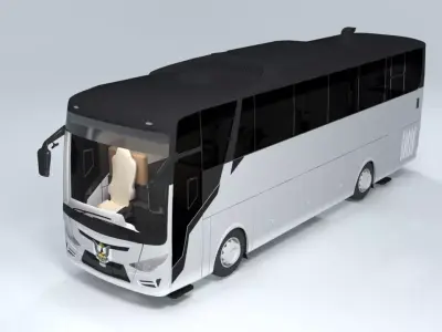 Bus Pemiere Free 3D model