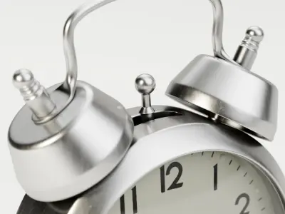 Pecking Chicken Wind Up Alarm Clock 3D model