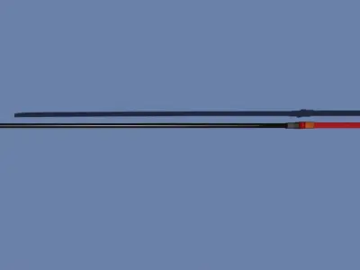 Sword - Katana Low-poly 3D model