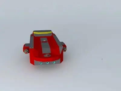Weapons Propulsion Test Platform Free 3D model