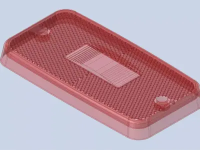 Red truck lens 3D model