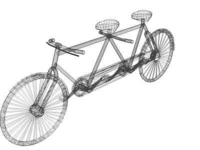 Bicycle - Cruiser 3D model