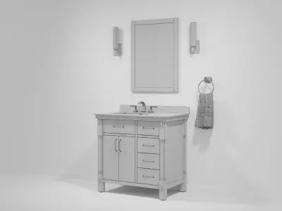 OVE Bellington 36 THD Almond Toffee 3D model